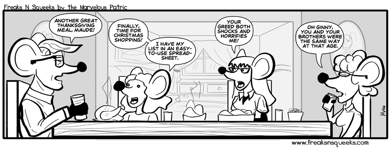 Freaks N Squeeks #1681 – Family Dinner