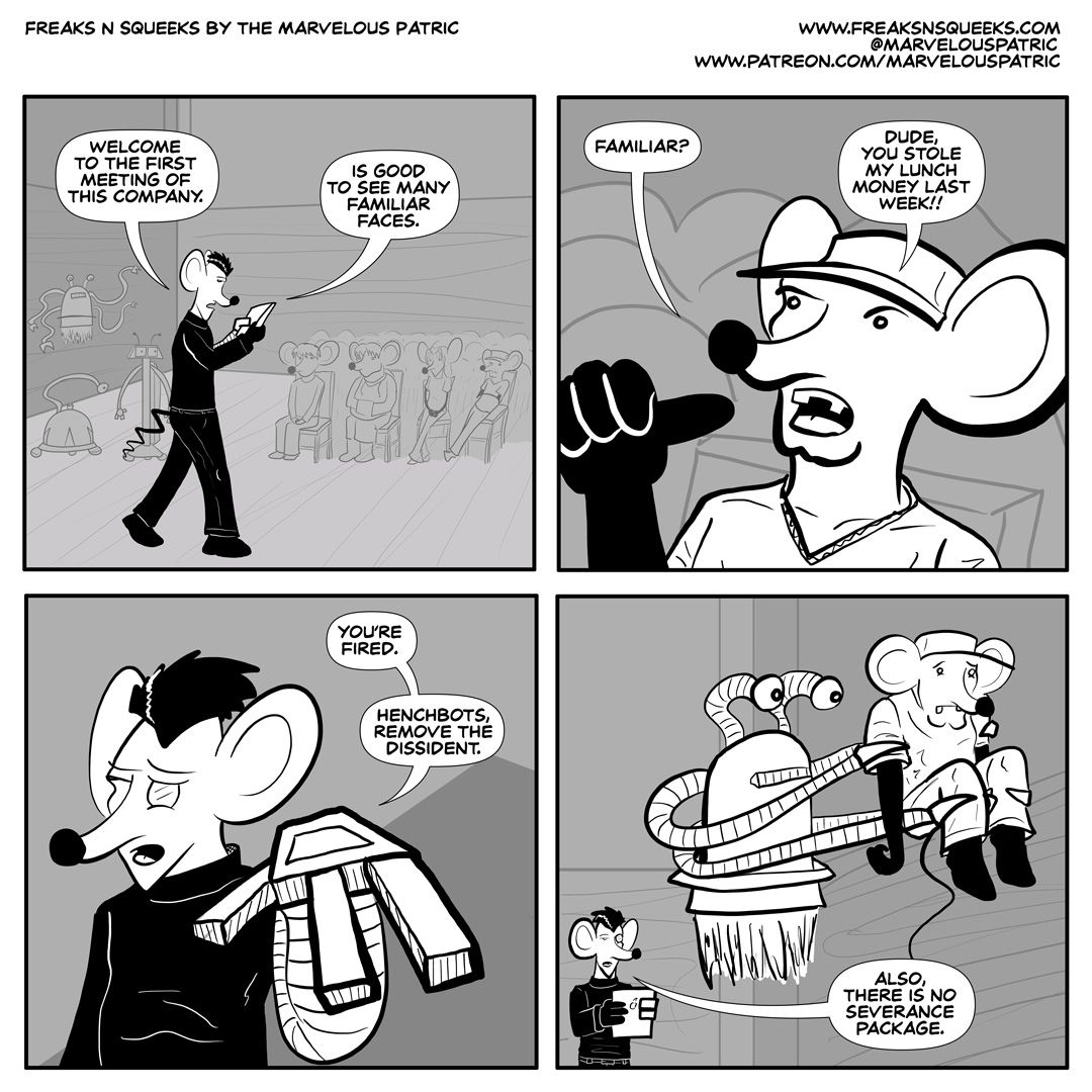 Freaks N Squeaks #1932 – Fireable Offense