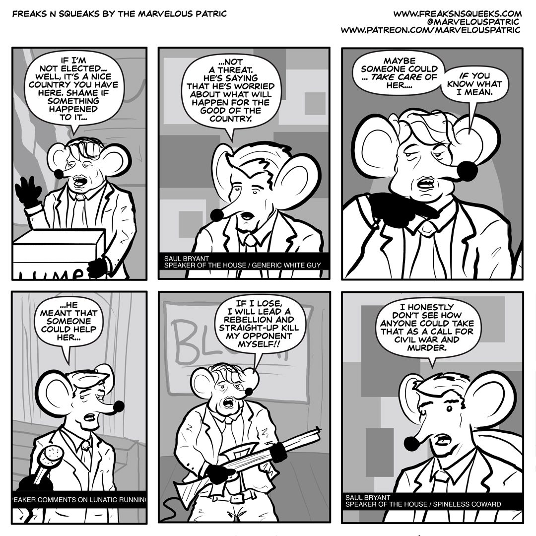 Freaks N Squeaks #1945 – Apologist