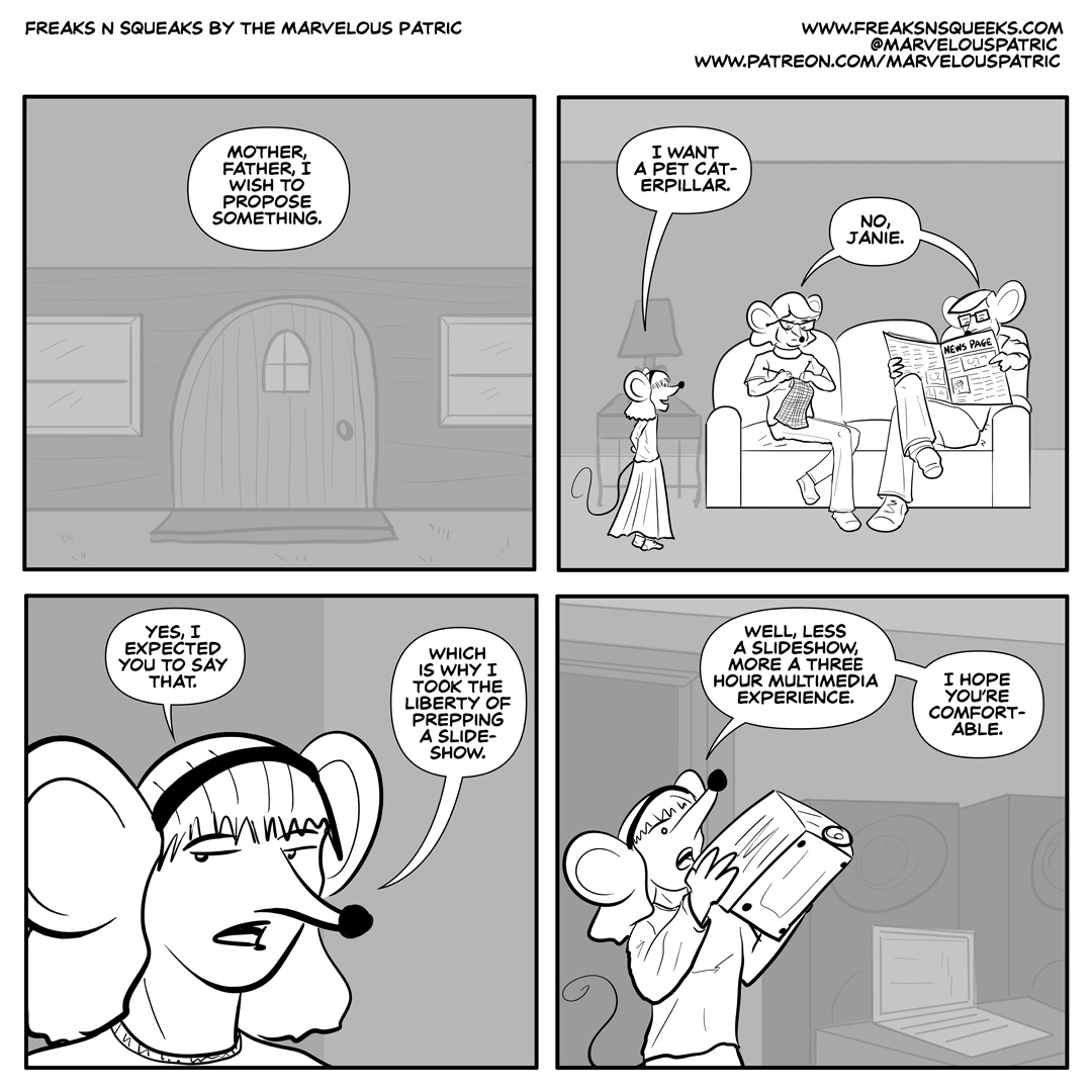 Freaks N Squeaks #2081 – Get Comfy