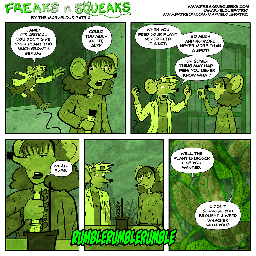 Freaks N Squeaks #2142: Plant Out of Water