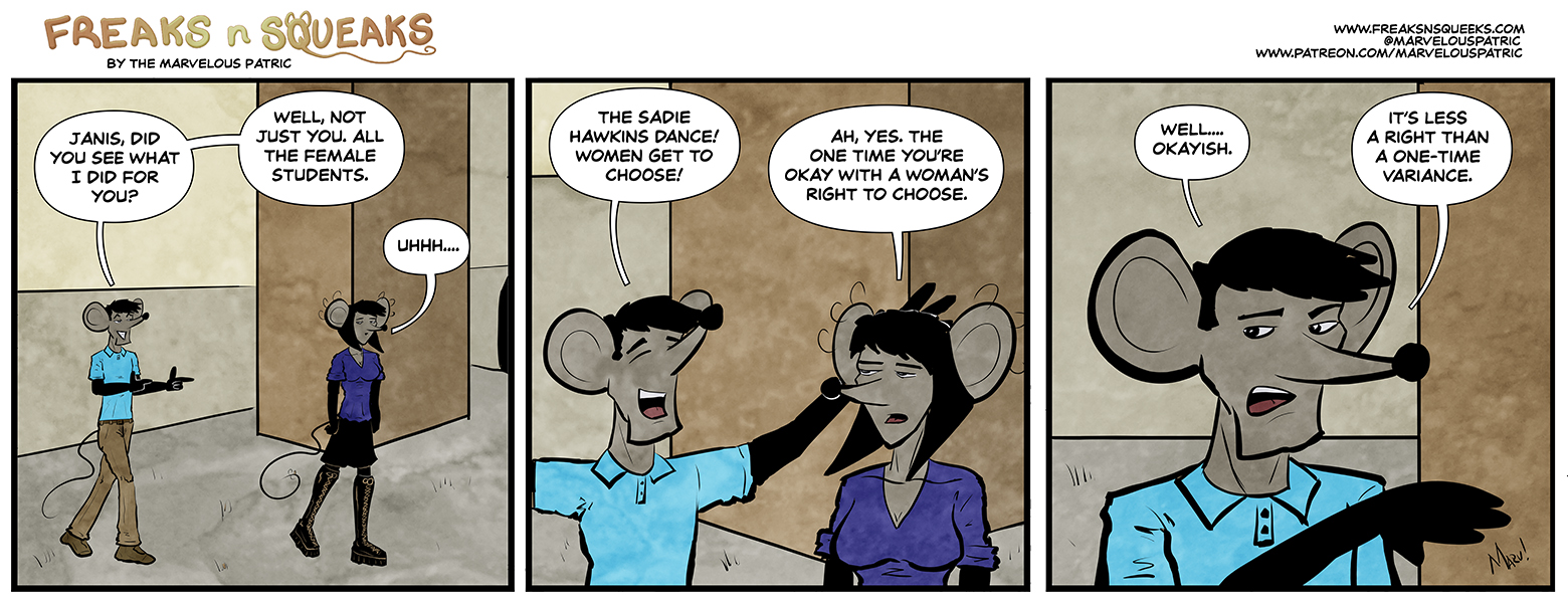 Freaks N Squeaks #2194 – Right to Choose