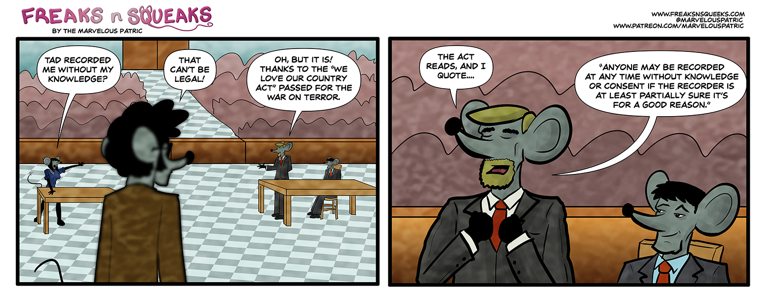 Freaks N Squeaks #2213 – The We Love Our Country Act